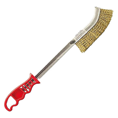 SPAZZOLA A MANO CURVA LUNGA  SPID  ACCIAIO