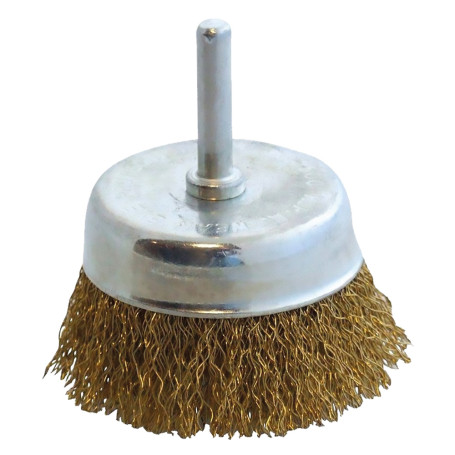 SPAZZOLA A TAZZA CON GAMBO  diametro  50 mm - art. STA36027-XJ