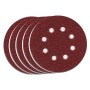 DISCHI IN CARTA ABRASIVA PER LEVIGATRICE DA MURO I 5 pezzi -  diametro  225 mm -art.STA39297-XJ
