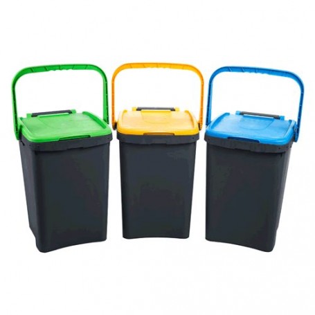 PATTUMIERA PER RACCOLTA DIFFERENZIATA 'ECOPLUS' 50 lt. - cm 43 x 41 x h 54