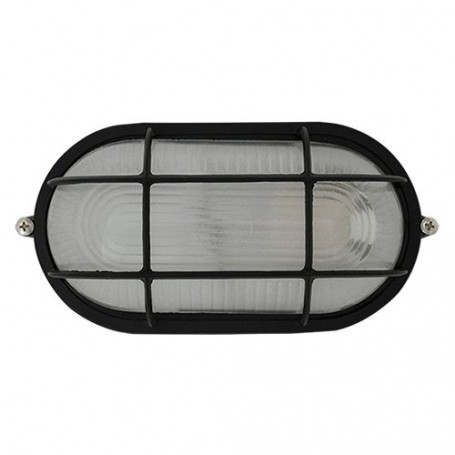 PLAFONIERA 'OVALE' E 27 - 60 W colore bianco