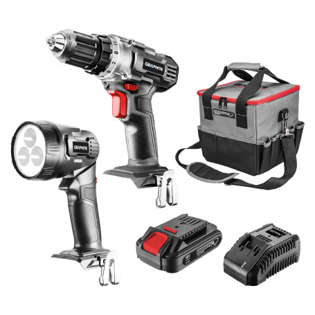 SET TRAPANO AVVITATORE CON ACCESSORI  ENERGY +  set 5 pezzi