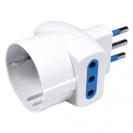 ADATTATORE spina 2P + T 10A