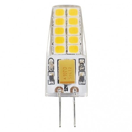 LAMPADA A LED IN SILICONE 'G4' L.FREDD.6500K 2