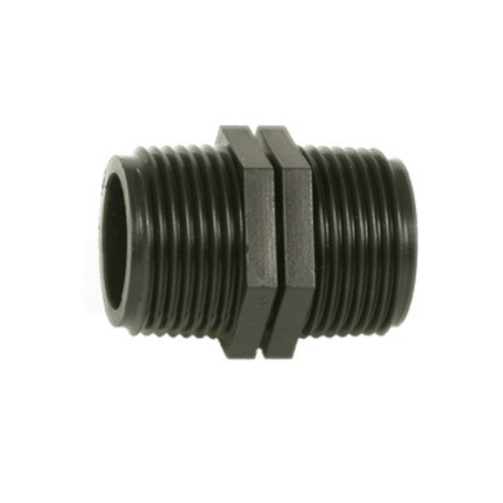 RACCORDO POLIPROP NIPPLO 1\2 X 1\2*