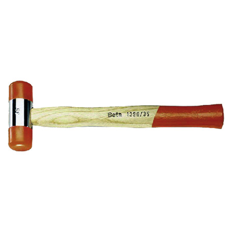 MAZZUOLA CON BATTENTI INTERCAMBIABILI ART. 1390  diametro  mm 35 lungh. tot. mm 310