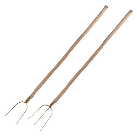 FORCA DA FIENO  TOP QUALITY  2 denti - con manico cm. 140