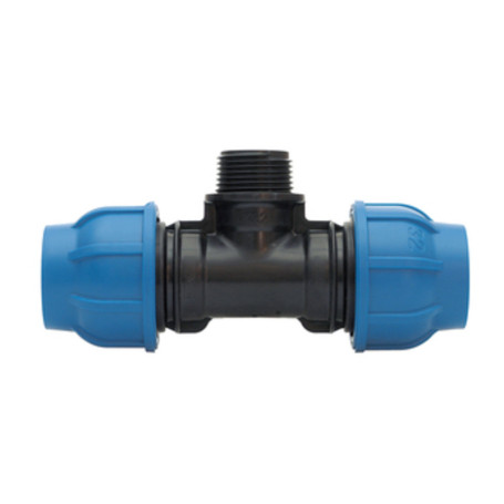 PL RACCORDO POLIPROP TEE M D 20X1\2X20MM