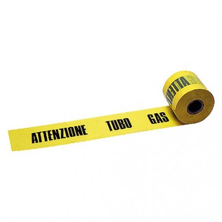 NASTRO SEGNALETICO per tubazioni acqua -cm 10 x mt 200