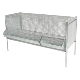 GABBIA POLLI PIEGHEVOLE  LUXURY  cm 140 x 50 x H 80