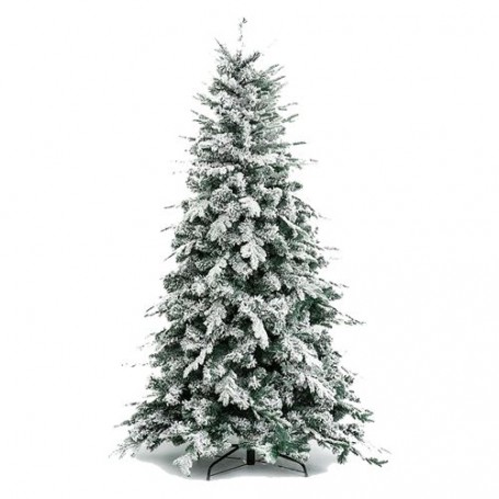 ALBERO DI NATALE INNEVATO 'ALASKA' h.210 cm - base 134 cm / 1876 rami