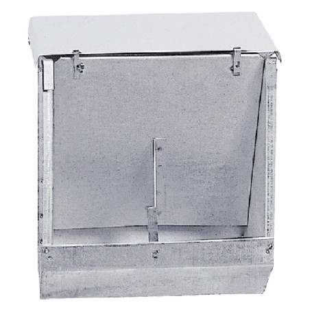 MANGIATOIA A TRAMOGGIA PER CONIGLI 1 scomparto