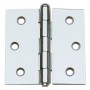CERNIERA IN ACCIAIO INOX ART.124IN mm. 76 x 76 - pz. 2