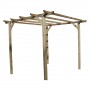 GAZEBO IN LEGNO 'PERGOLA LIBERA' mt 3 x 3 - h. 2