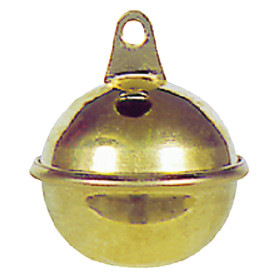 SONAGLI IN OTTONE LUCIDO  diametro  mm 32