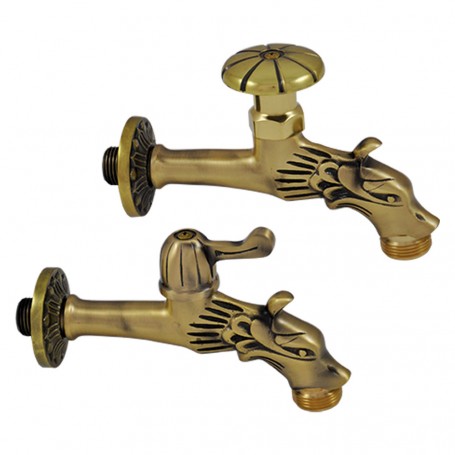RUBINETTO ORNAMENTALE 'RINASCIMENTO' 1/2' con leva