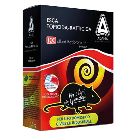 ESCA TOPICIDA  RATIBROM  gr. 1500 - cf. 3 buste (500 gr.)
