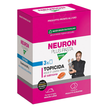 ESCA TOPICIDA  NEURON  gr. 1500 - cf. 3 buste (500 gr.)