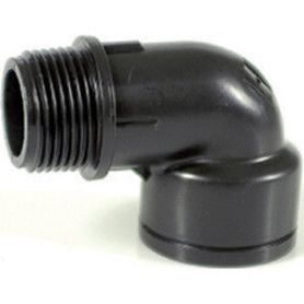 RACCORDO POLIPROP GOMITO 90 MASCH\FEMM 1\2