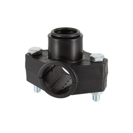 RACCORDO POLIPROP PRESA A STAFFA D 40MMX1\2 F