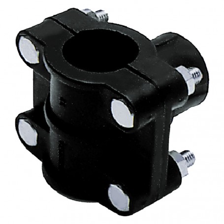 PRESA A STAFFA IN POLIPROPILENE Ø 25 x 1/2" - pz 2