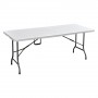 TAVOLO PIEGHEVOLE 'PARTY' cm 180 x 75 H 72 cm - col.bianco