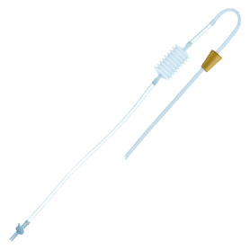 TRAVASATORE UNIVERSALE A POLMONE  STERYL  con rubinetto a farfalla