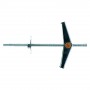 ANCORA ACCIAIO 'DE' DE4 - ø foro 14 mm - vite M 4 x 100