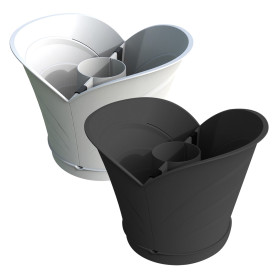 VASO  TULIPANO  IN SET cm 34