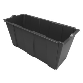 VASO RETTANGOLARE INTERNO PER FIORIERA  SEPARE /ARREDO  79 x 35 x h 37 cm lt.63 - antracite