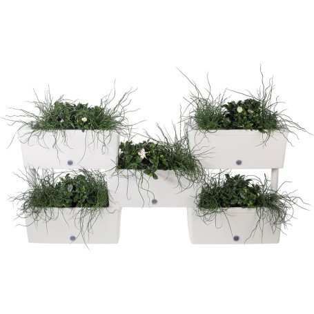 KIT FIORIERE COMPONIBILI  BRICK  kit 5 pz - colore tortora