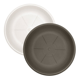 SOTTOVASO  diametro  30 per vaso  diametro  35 - bianco