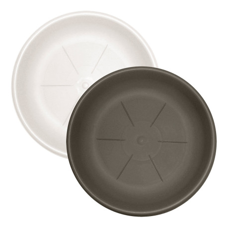 SOTTOVASO  diametro  30 per vaso  diametro  35 - bianco