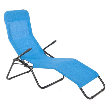 SDRAIO PIEGHEVOLE CON BRACCIOLI  TROPEA  telo blu