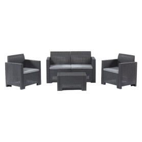 SET DA GIARDINO POLIPROPILENE  NEBRASKA II  marrone