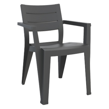 SEDIA IN POLIPROPILENE  JULIE  graphite