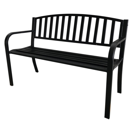 PANCHINA  LASIN  cm. 119 x 50 x h.75 - nera