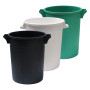 BIDONE IMMONDIZIA SOVRAPPONIBILE Lt 50 -  diametro  41 x  h 49 cm - verde