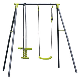 ALTALENA CON CAVALCABILE  BABY SWING SET  2 posti - cm 195 x 153 x h 195