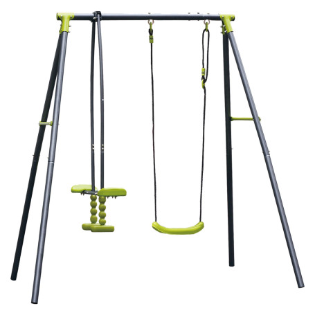 ALTALENA CON CAVALCABILE  BABY SWING SET  3 posti - cm 269 x 153 x h 195
