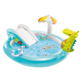 PISCINA GONFIABILE  ALLIGATORE  cm. 201 x 170 x 84
