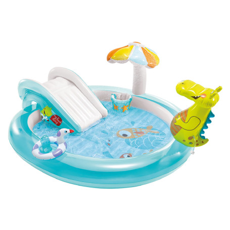 PISCINA GONFIABILE  ALLIGATORE  cm. 201 x 170 x 84