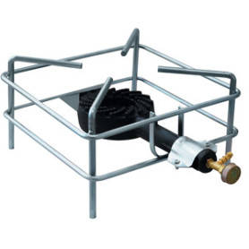 FORNELLONE A GAS FOX 30X30 CM CROMATO