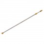LANCIA INOX CON UGELLO OTTONE telescopica cm 58 - 102