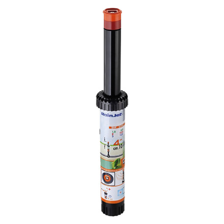 IRRIGATORE POP-UP STATICO REGOLABILE AREA QUADRA Art. 90133 - 4 alzo cm 10