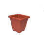 VASO QUADRO LAURUS 45X45X40CM 39L TERRACOTTA