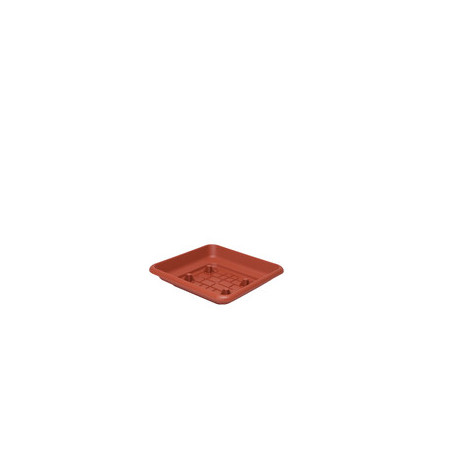 SOTTOVASO QUADRO LAURUS 40CM TERRACOTTA