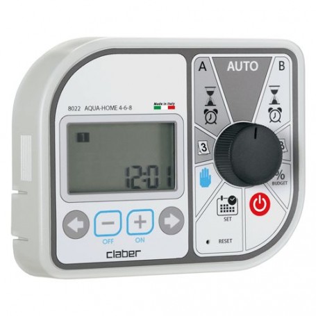 PROGRAMMATORE ELETTRONICO 'AQUA-HOME 4-6-8' 'Art. 8022' - 2 programmi blister