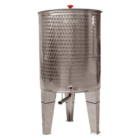 BOTTE PER ALIMENTI FONDO CONICO  CORDIVARI  LT 500 -  diametro  72