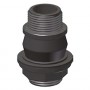 RACCORDO RAPIDO AD INNESTO PER CISTERNE 1" filetto M -  diametro  innesto 43 mm